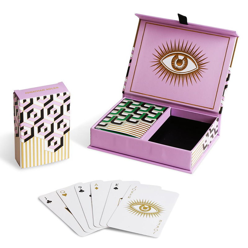 Игральные карты VERSAILLES PLAYING CARD SET Jonathan Adler Розовый Черный Белый Золотой Зеленый в Нижнем Новгороде | Loft Concept 