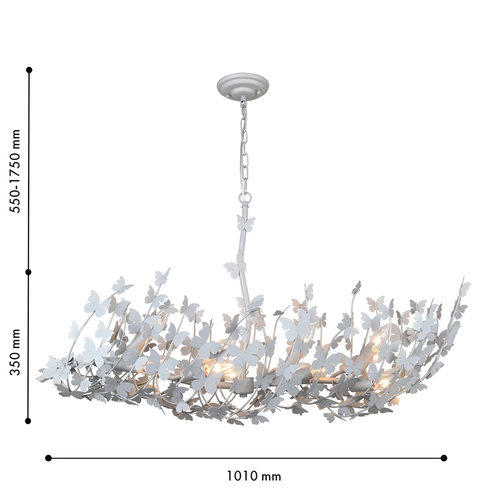 Люстра с абажуром оформленным в виде стаи бабочек Eternal Butterflies в Нижнем Новгороде
