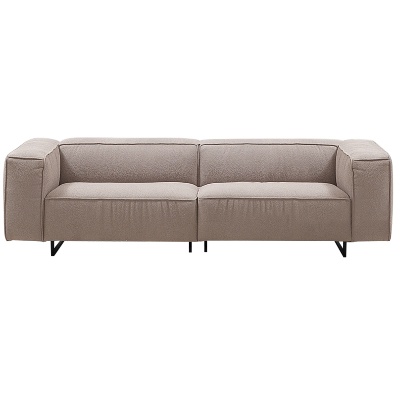 Диван Bastien Soft Beige Sofa Бежевый Черный в Нижнем Новгороде | Loft Concept 