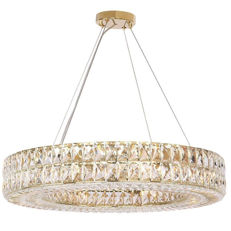 Люстра Crystal Regena Gold Chandelier 13 Золотой Прозрачный (Transparent) в Нижнем Новгороде | Loft Concept 