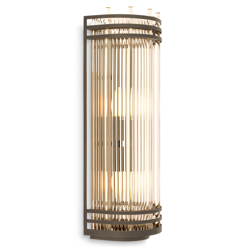 Бра Eichholtz Wall Lamp Gulf L Bronze Бронза Прозрачный в Нижнем Новгороде | Loft Concept 