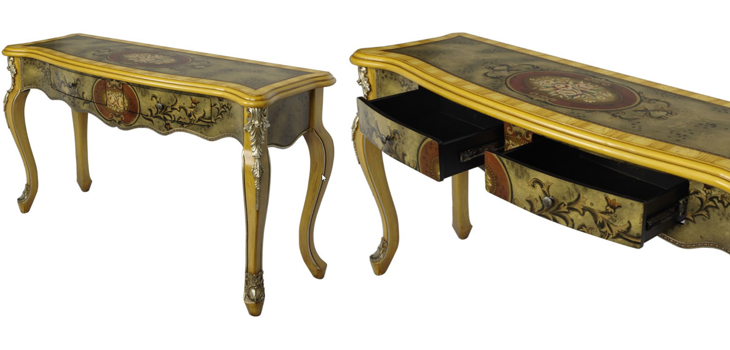 Стол рабочий с двумя ящиками Scender - фото №1