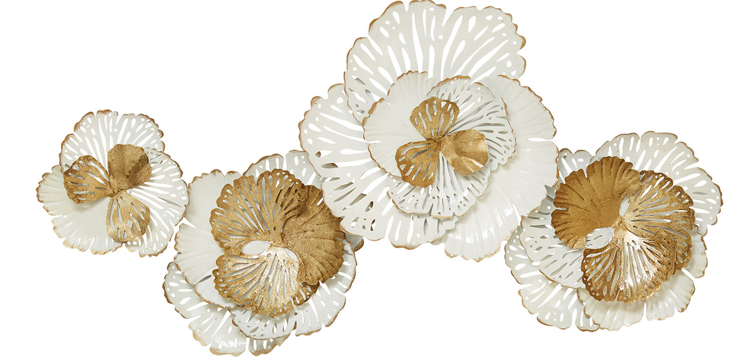 Арт-объект на стену Metal Flowers ART - фото