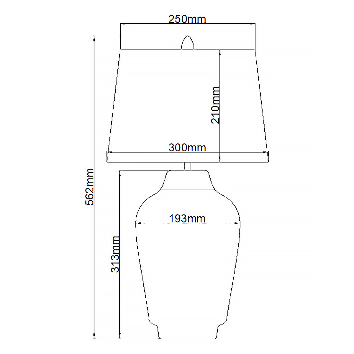 Настольная лампа с белым конусным абажуром и ребристым керамическим основанием Quintiesse в Нижнем Новгороде