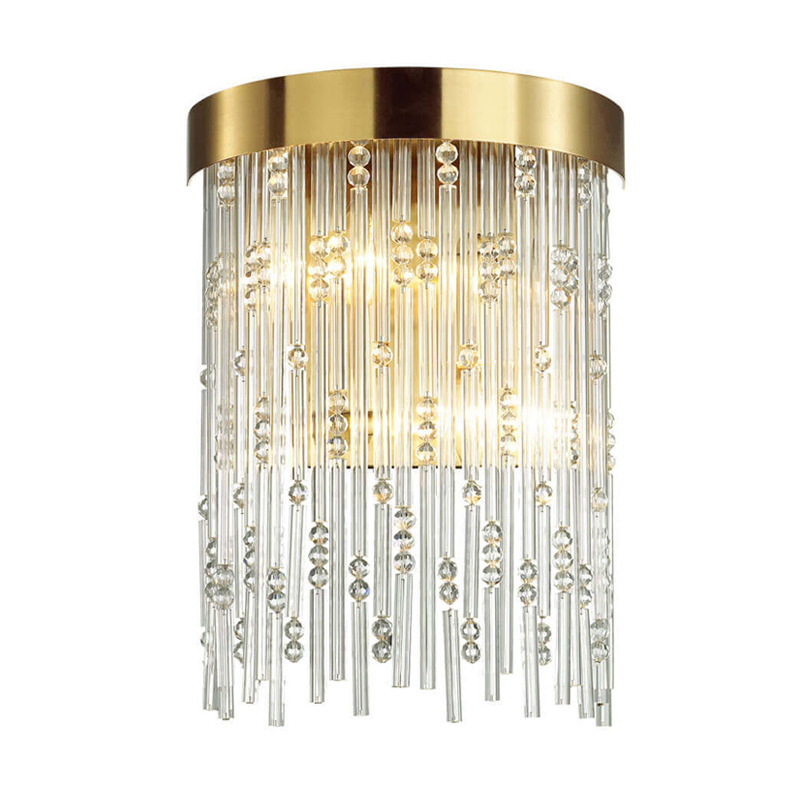 Бра Hailstorm Rain Kerri Wall lamp gold Прозрачный (Transparent) Золотой в Нижнем Новгороде | Loft Concept 