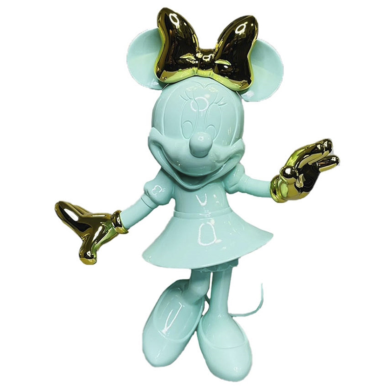 Статуэтка Минни Маус зеленого цвета Minnie Mouse Green Figurine  Салатовый в Нижнем Новгороде | Loft Concept 