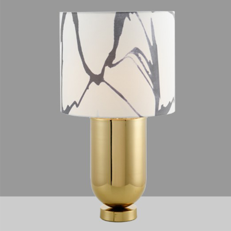 Настольная лампа Adeline Gold Table Lamp Золотой Белый в Нижнем Новгороде | Loft Concept 