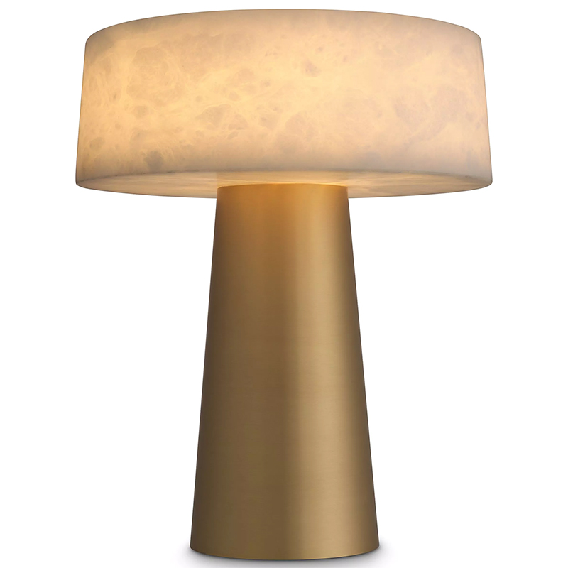 Настольная лампа Eichholtz Table Lamp Cinco Латунь Бежевый в Нижнем Новгороде | Loft Concept 