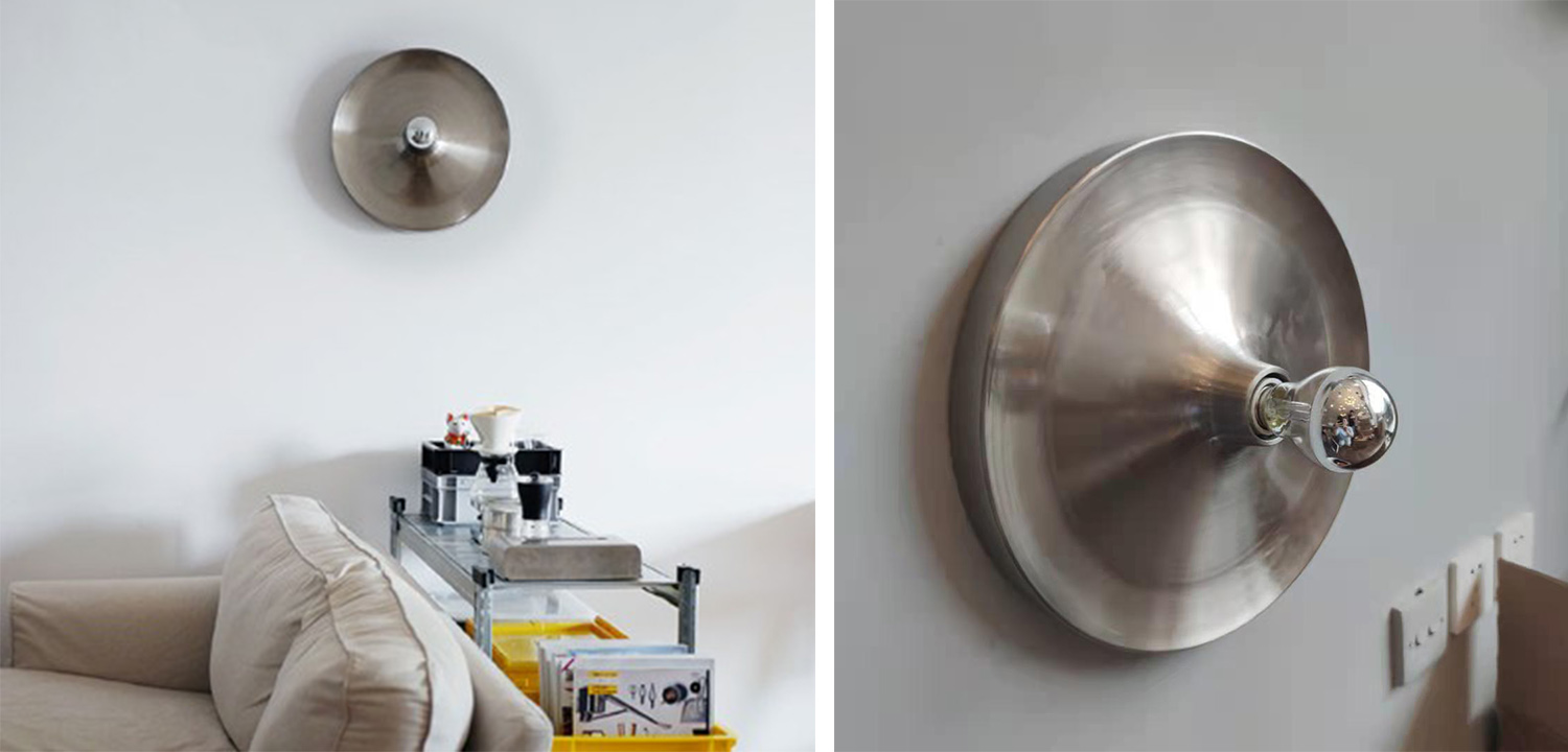 Бра металл в стиле лофт Metal Disk Loft - фото