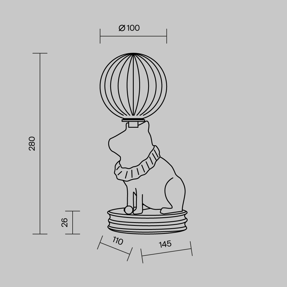 Настольный светильник Senor Capybara 3000К 5Вт в Нижнем Новгороде