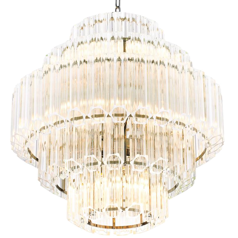 Люстра Chandelier Vittoria S Clear Никель Прозрачный (Transparent) в Нижнем Новгороде | Loft Concept 