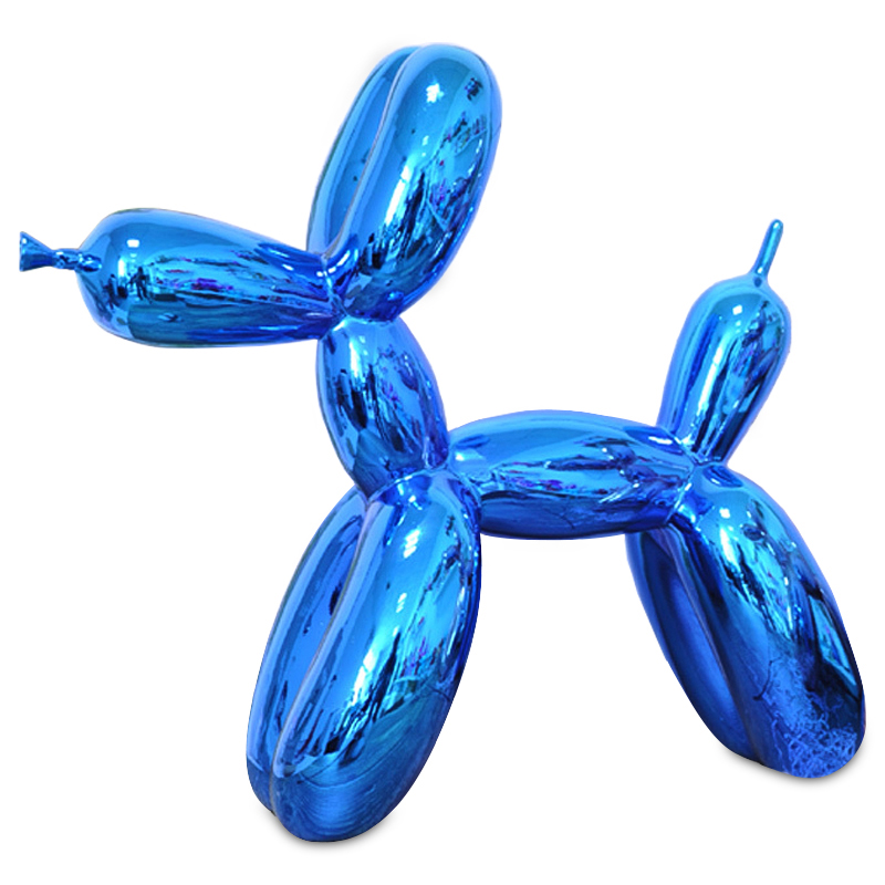 Статуэтка Jeff Koons Balloon Dog shining blue Светло-синий в Нижнем Новгороде | Loft Concept 