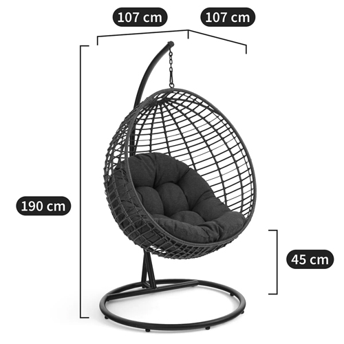 Подвесное уличное кресло Wallaker Hanging Chair в Нижнем Новгороде