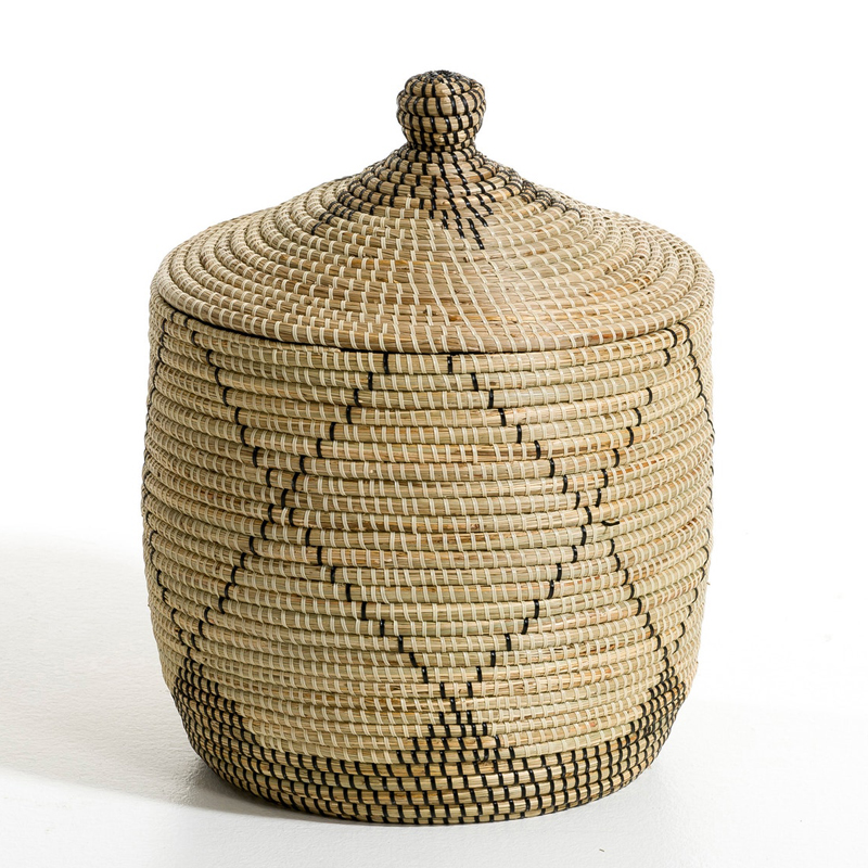 Ваза с крышкой Wicker Vase With Lid  в Нижнем Новгороде | Loft Concept 