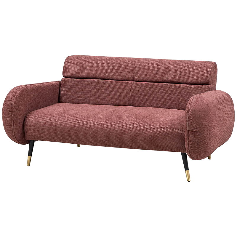 Диван Hebert Sofa Red M Красный Красный Черный Латунь в Нижнем Новгороде | Loft Concept 