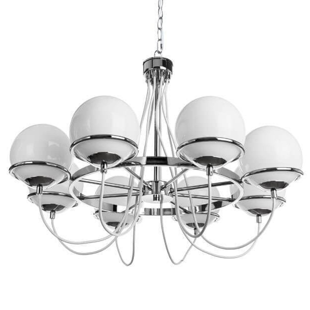 Люстра Melissa Chandelier Chromium Хром Белый в Нижнем Новгороде | Loft Concept 