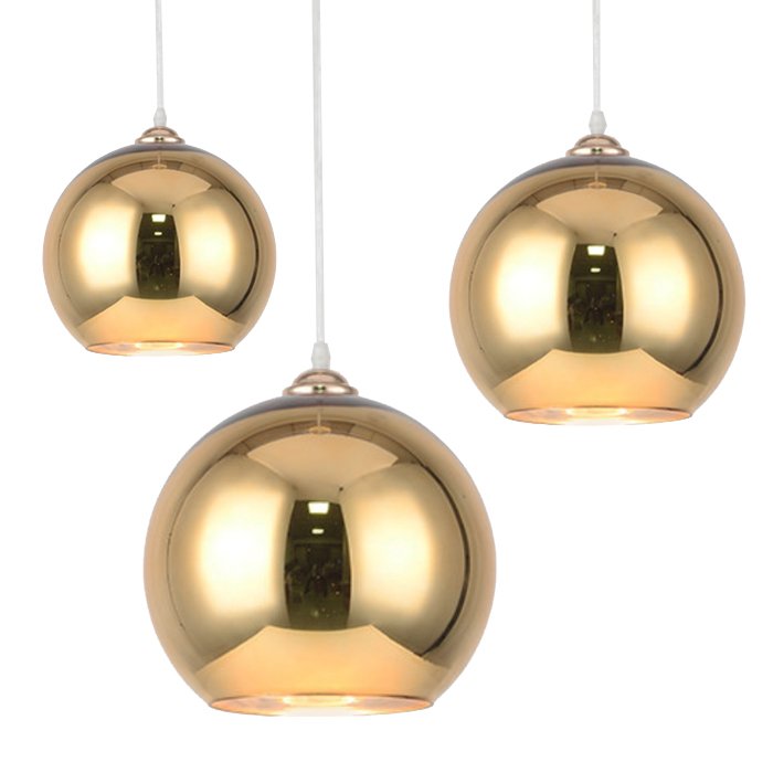 Подвесной светильник GOLD mirror shade modern pendant Золотой в Нижнем Новгороде | Loft Concept 