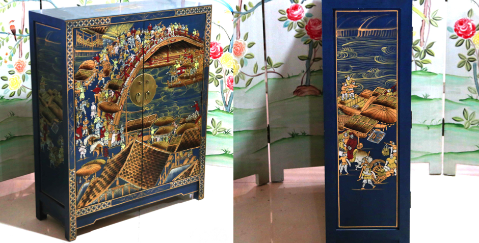 Китайский шкафчик для обуви Celestial Bridge - фото №2