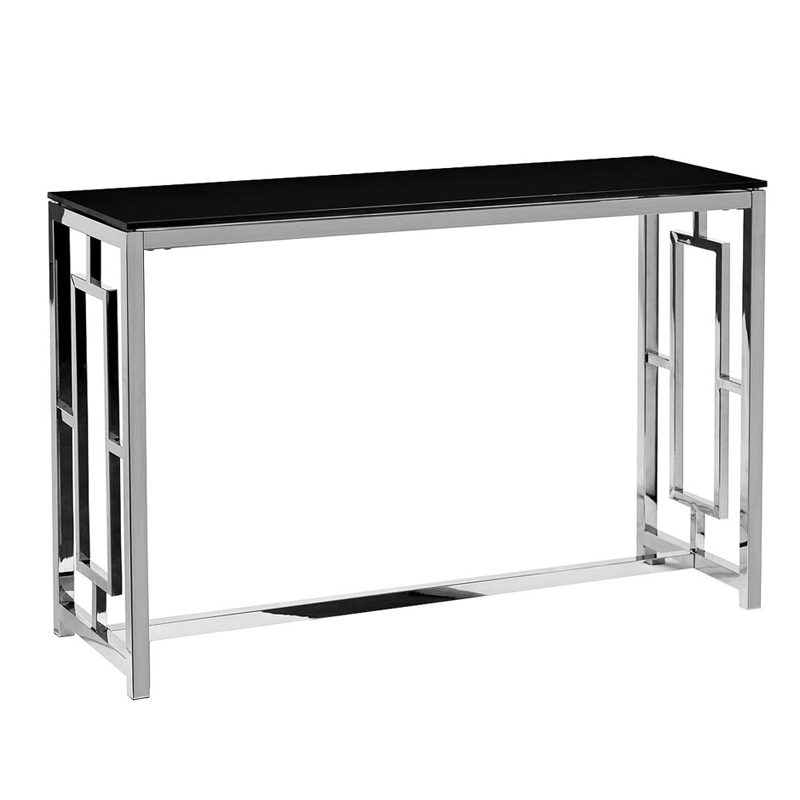 Консоль Console Black Glass Черный Хром в Нижнем Новгороде | Loft Concept 