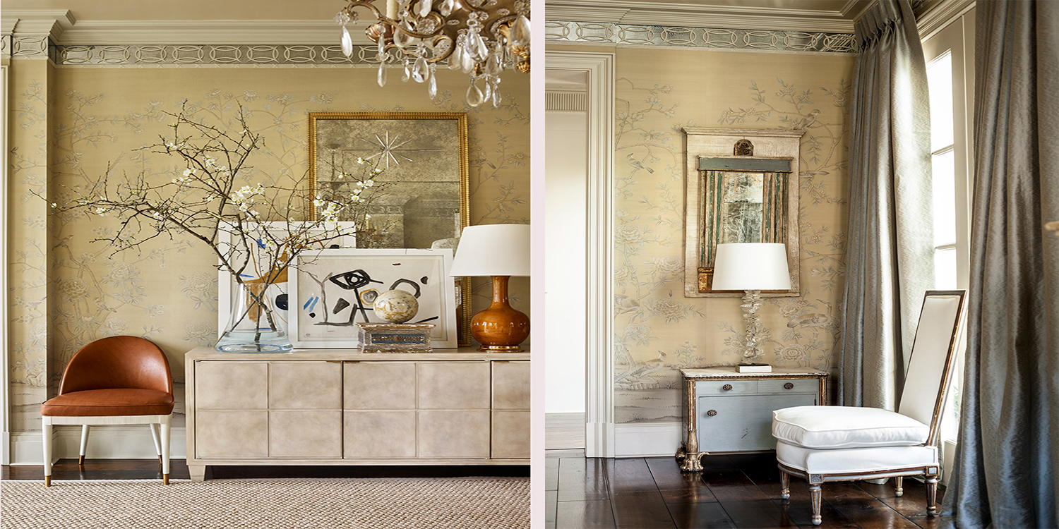 Обои ручная роспись Earlham Grey Silk - фото №1