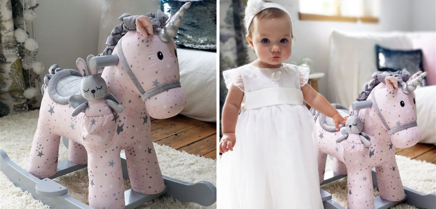 Лошадка-качалка розовая Annette Pony - фото №1