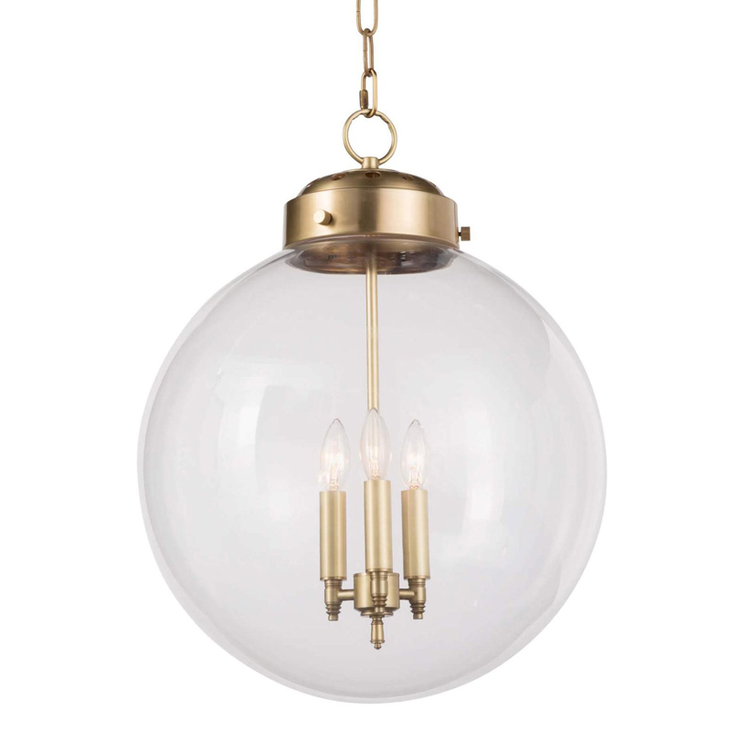 Подвесной светильник Conor Globe Hanging lamp Gold Золотой Прозрачный (Transparent) в Нижнем Новгороде | Loft Concept 