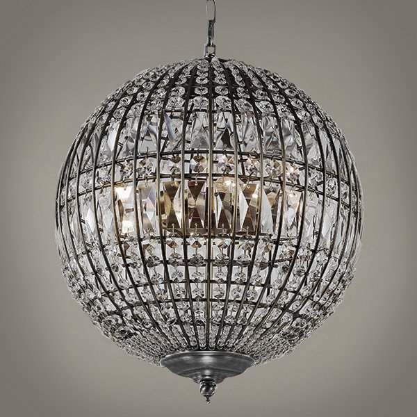 Люстра Gatsby Sphere Chandelier Silver Серебряный в Нижнем Новгороде | Loft Concept 