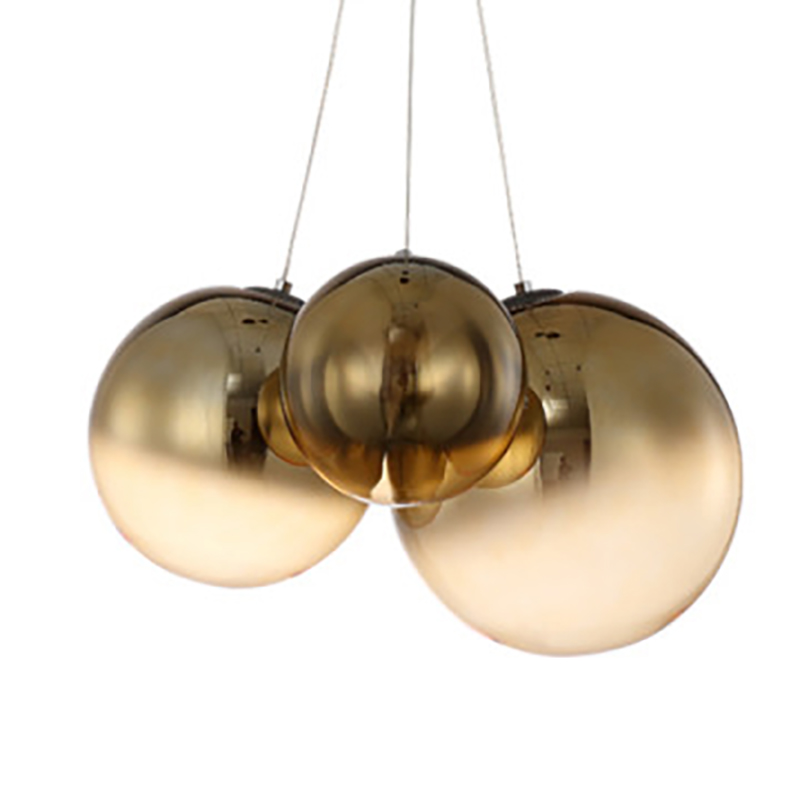 Светильник подвесной Golden balls lamp Золотой в Нижнем Новгороде | Loft Concept 