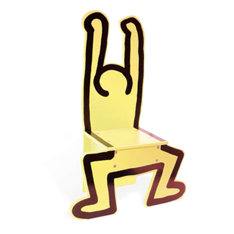 Детский стул Chaise Keith Haring Dancer Vilac Желтый Желтый в Нижнем Новгороде | Loft Concept 