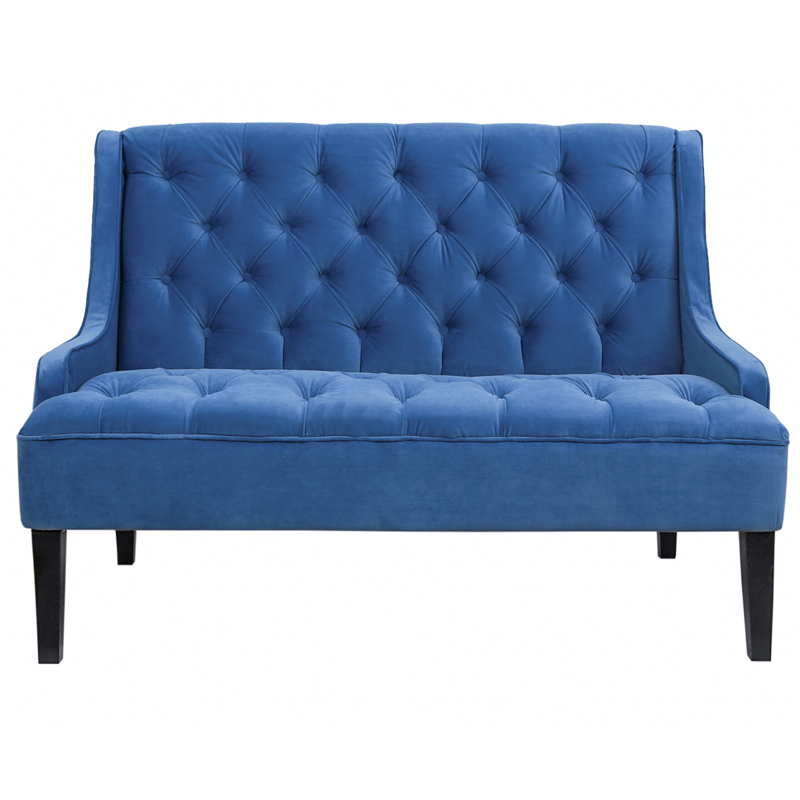 Диван Folket Sofa velour blue Синий в Нижнем Новгороде | Loft Concept 