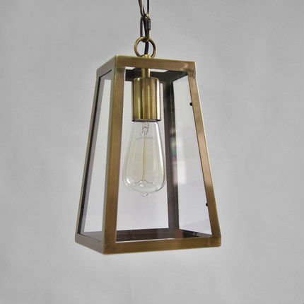 Подвесной светильник Loft Industrial Ortogonal pendant Brass  в Нижнем Новгороде | Loft Concept 