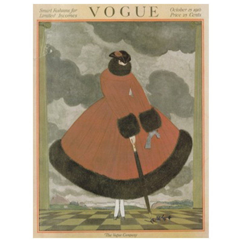 Постер Vogue Cover 1916 October  в Нижнем Новгороде | Loft Concept 