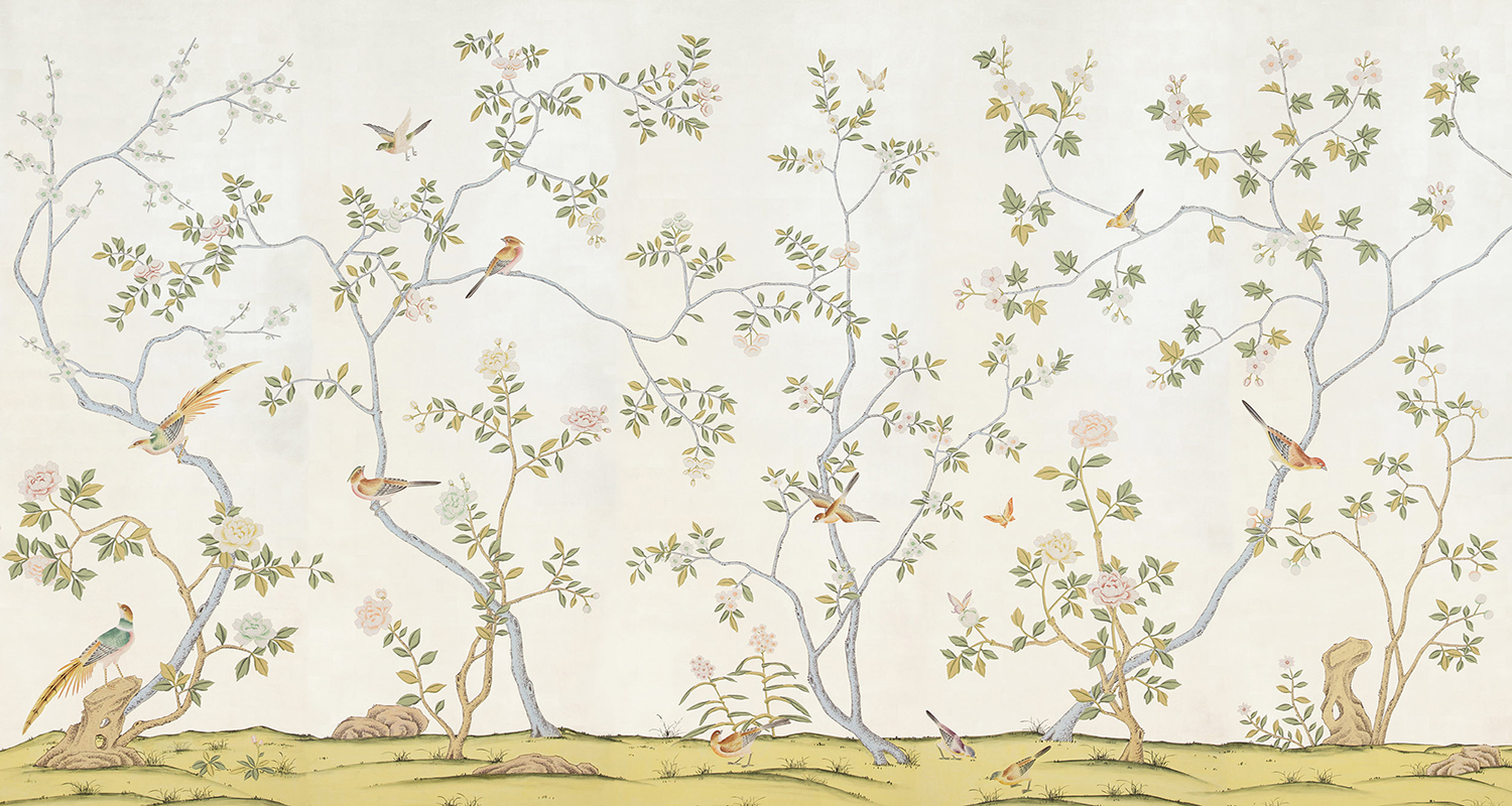 Обои ручная роспись Badminton 12 Carat White Gold - фото