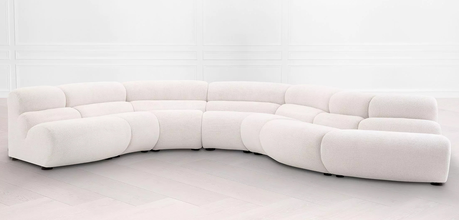 Модульный диван Eichholtz Sofa Lindau Outside Corner - фото №3