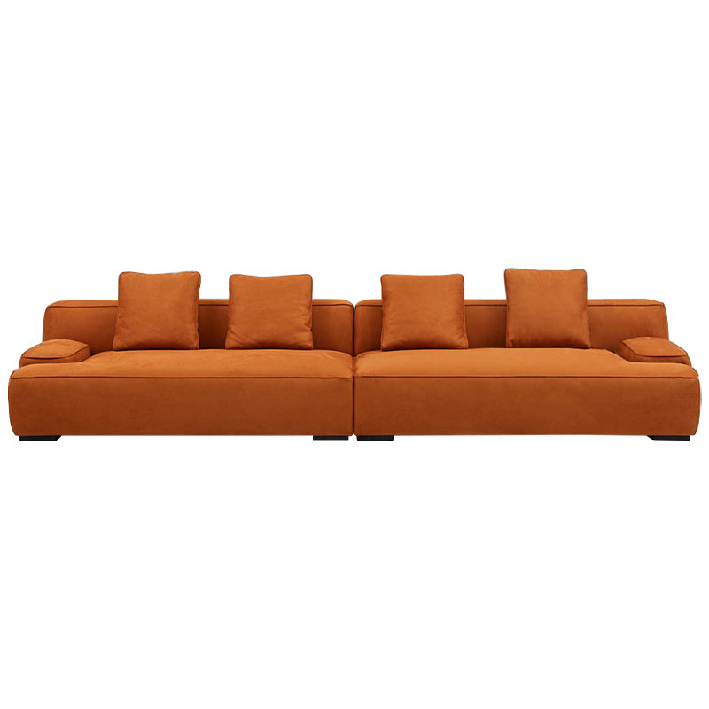 Диван Colby Orange Sofa Оранжевый в Нижнем Новгороде | Loft Concept 