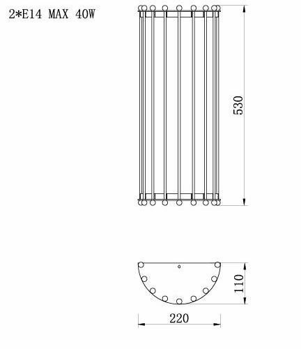 Бра Lantern Tiziano Chromium Sconces в Нижнем Новгороде