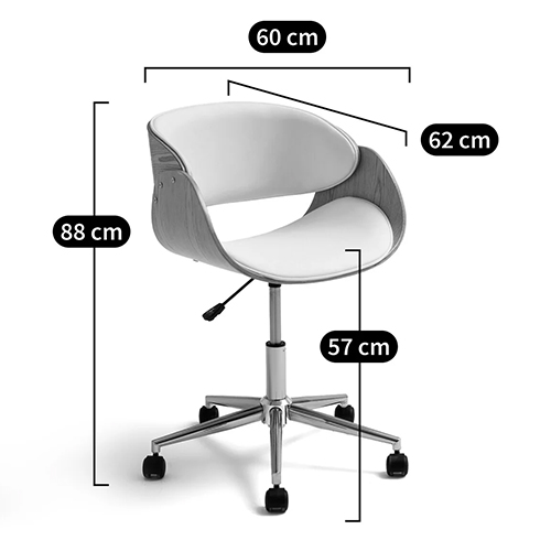 Вращающееся офисное кресло на колёсах Delwyn Chair в Нижнем Новгороде