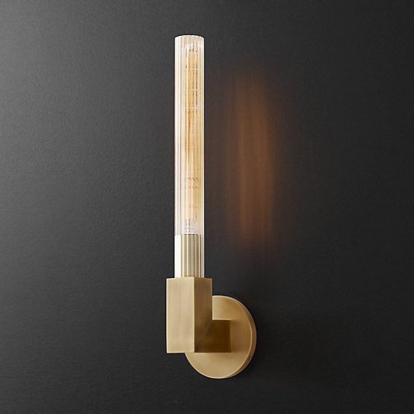 Бра RH CANNELLE wall lamp SINGLE Sconces Латунь в Нижнем Новгороде | Loft Concept 