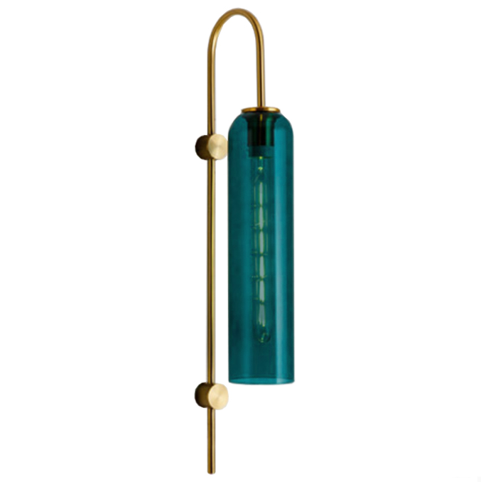 Бра ARTICOLO float Wall Sconce  Drunken Emerald Золотой Бирюзовый в Нижнем Новгороде | Loft Concept 