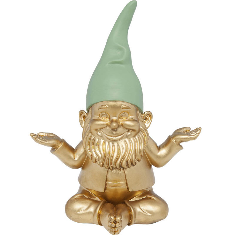 Статуэтка Golden Meditating Gnome Золотой в Нижнем Новгороде | Loft Concept 