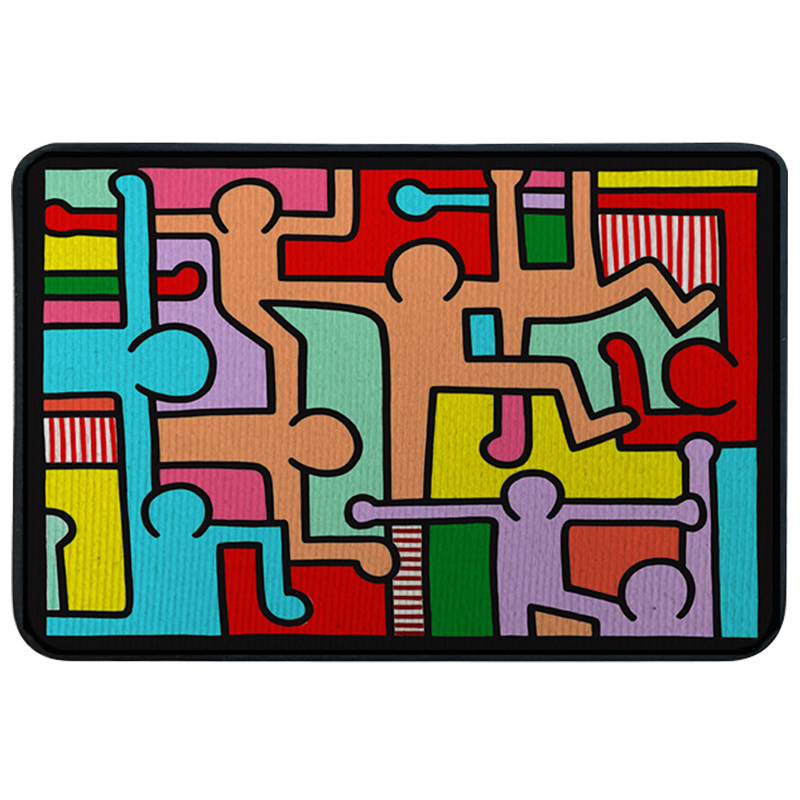 Ковер для прихожей и ванной Keith Haring Rug Мульти в Нижнем Новгороде | Loft Concept 