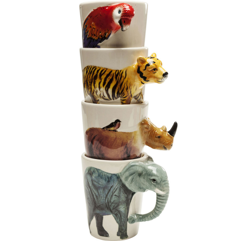 Кружка Tropical Animals mug Мульти в Нижнем Новгороде | Loft Concept 