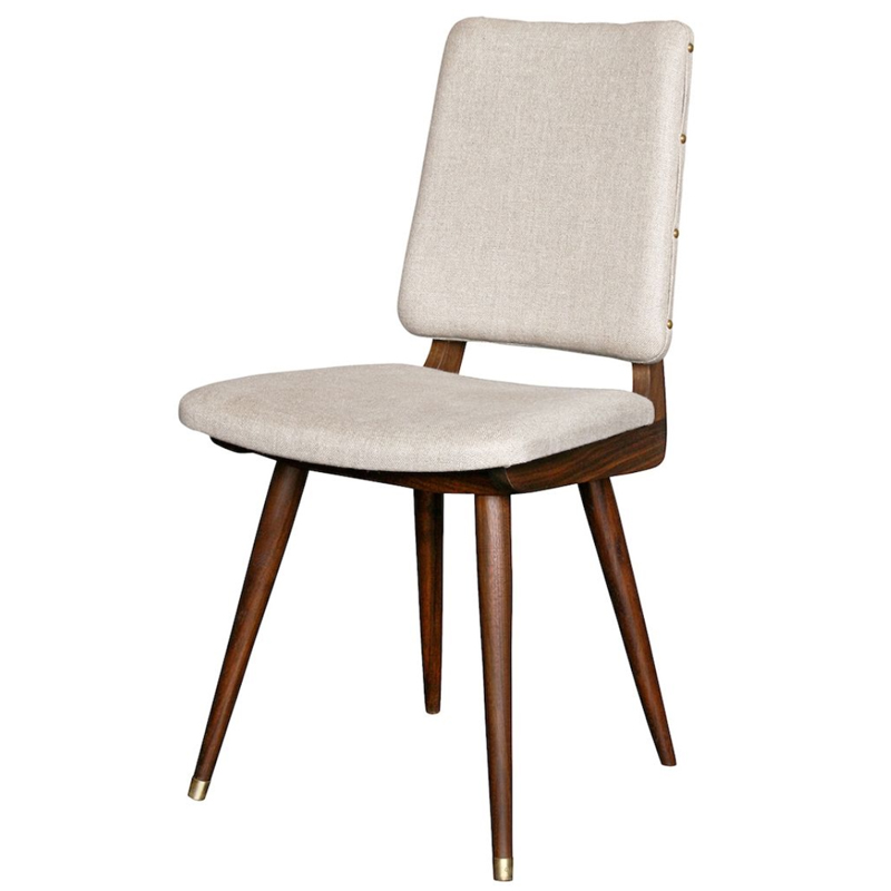 Стул Camille Dining Chair ivory ( слоновая кость ) Коричневый в Нижнем Новгороде | Loft Concept 