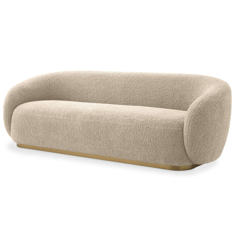 Диван Eichholtz Sofa Brice Sand Песочный Латунь в Нижнем Новгороде | Loft Concept 