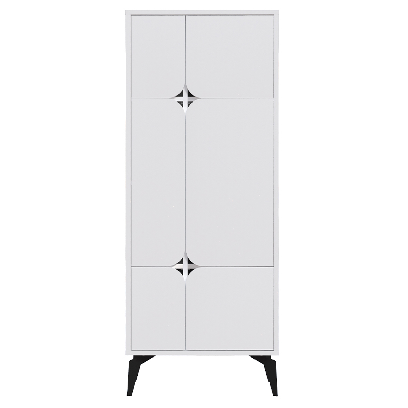 Комод белый с 4-мя дверцами на металлических ножках SPARK MULTIPURPOSE CABINET WHITE Белый в Нижнем Новгороде | Loft Concept 