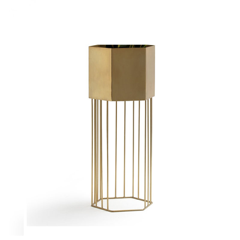 Ваза Vase On A Metal Stand Brass Латунь в Нижнем Новгороде | Loft Concept 