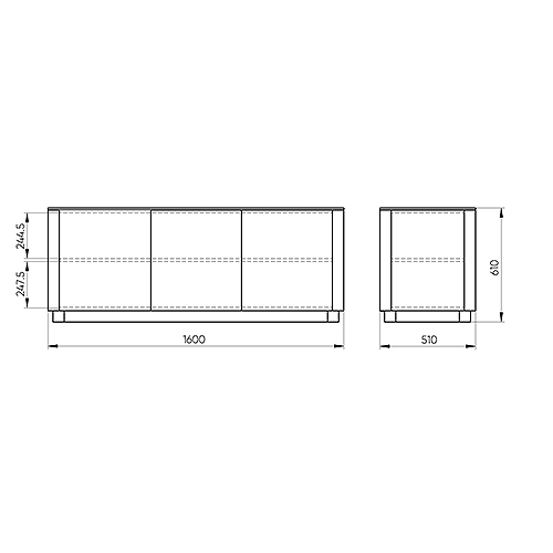Тумба белая с 3-мя дверцами Tammi  в Нижнем Новгороде
