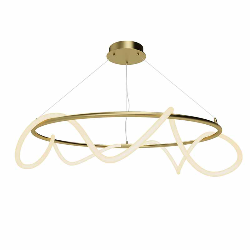 Люстра Luke Lampco Tracer Chandelier Gold 100 Белый матовое золото в Нижнем Новгороде | Loft Concept 