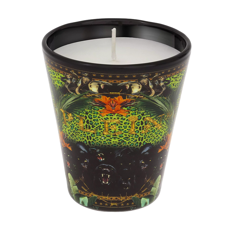 Свеча Philipp Plein Candle Jungle S Черный Мульти в Нижнем Новгороде | Loft Concept 