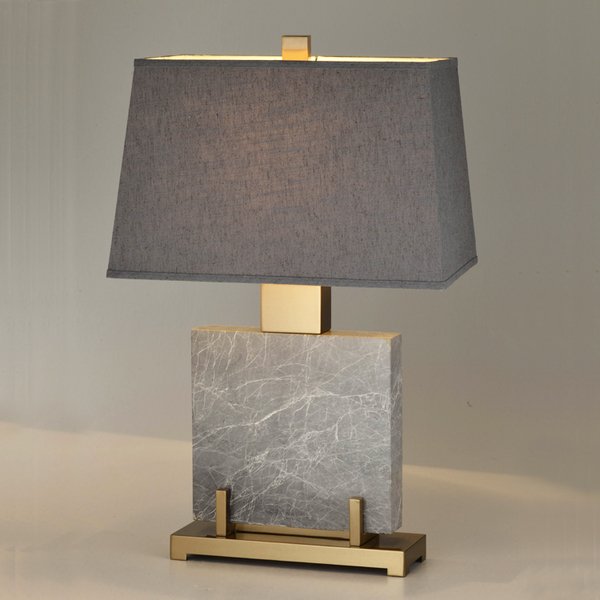 Настольная лампа Table lamp marble Grey Серый в Нижнем Новгороде | Loft Concept 